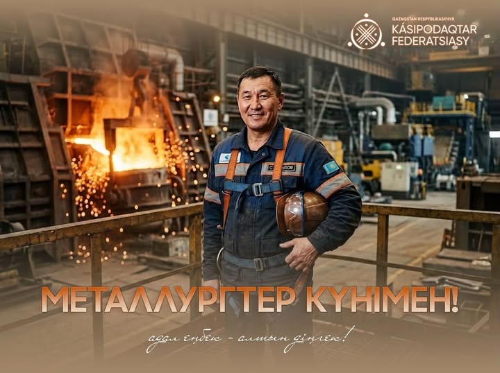 Поздравление Председателя Федерации профсоюзов РК с Днем металлурга